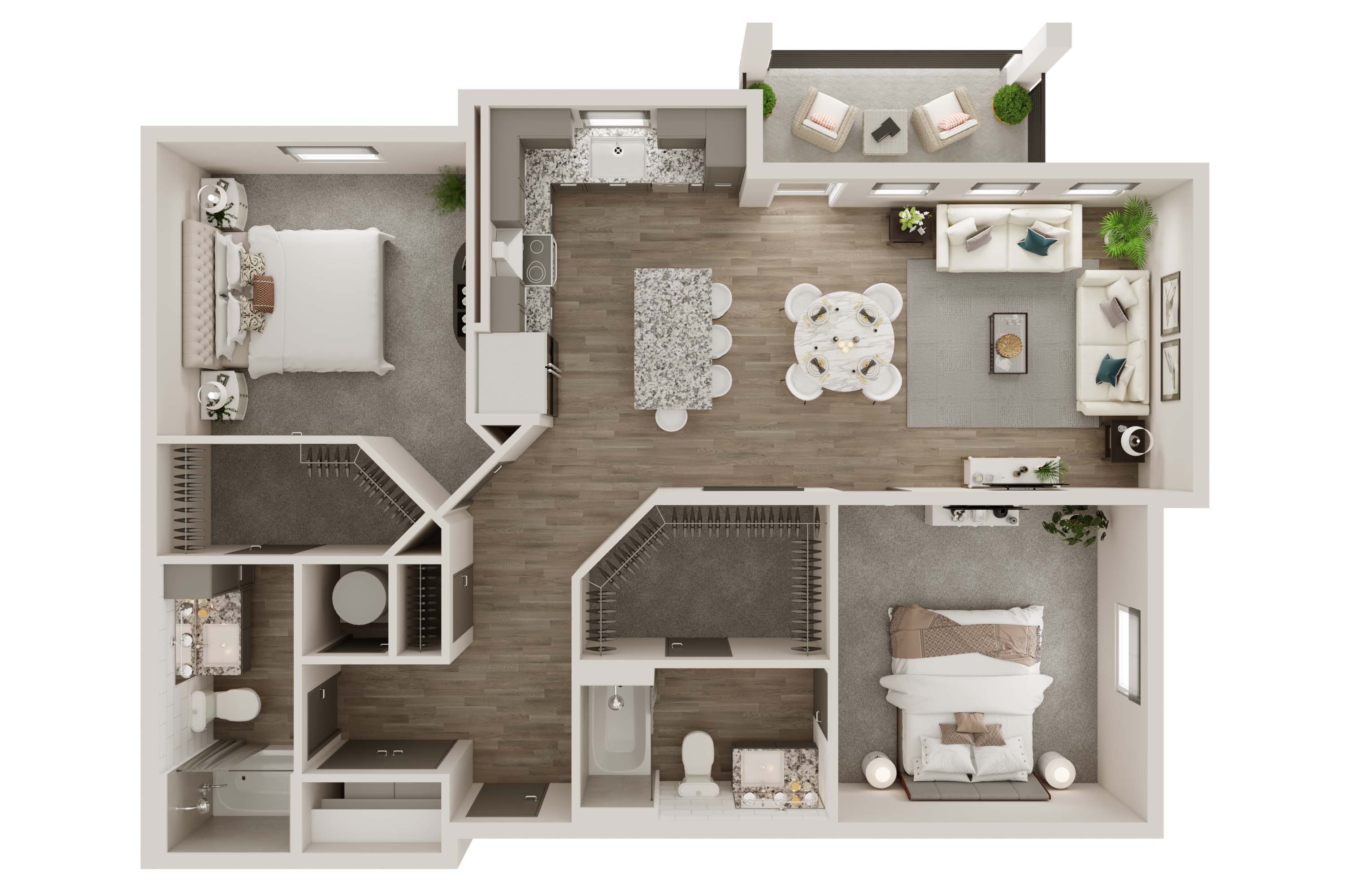 B2A1SCF floor plan